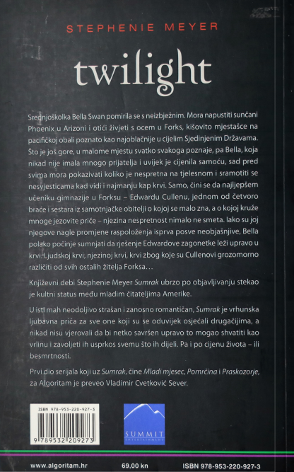 Sumrak - Stephenie Meyer - Slika 2
