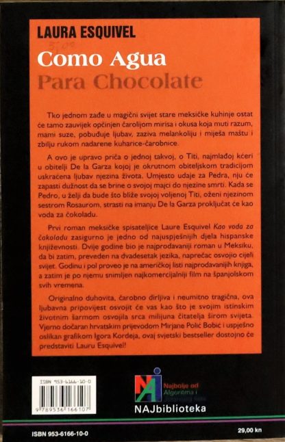 Kao voda za čokoladu - Laura Esquivel - Slika 2