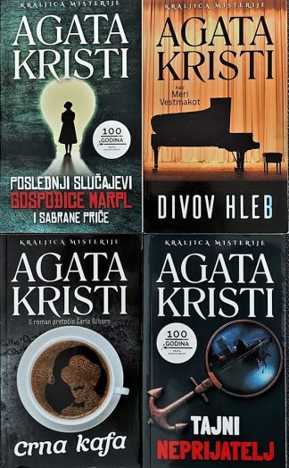 Agatha Christie - Komplet br. 2  (4 knjige)