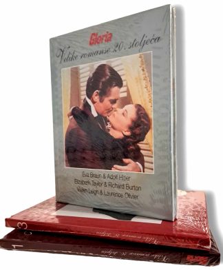 Velike romanse 20.stoljeća  - tajne velikih ljubavi - Komplet (nove knjige + dvd-ovi)